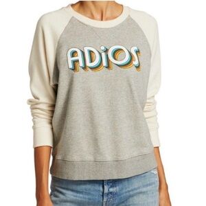 Mother The Square Adios Raglan Sweatshirt XS